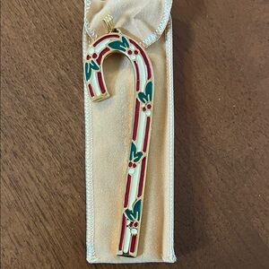 Wallace Silversmiths 1983 Candy Cane Ornament